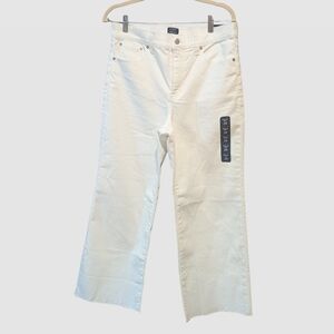 J. Crew Cream Flare & Wide Leg Jeans